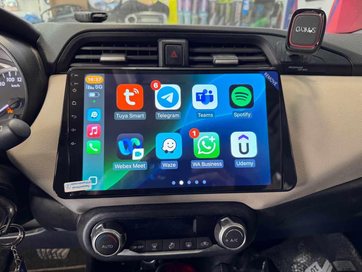Apple CarPlay התקנה